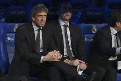 Manuel Pellegrini, durante el partido ante el Sporting.