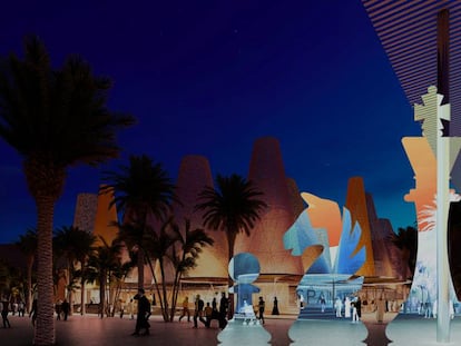 Modelado del diseño arquitectónico del pabellón de España en la EXPO Universal Dubái 2020