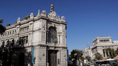 Fachada del Banco de España.