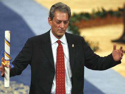 Paul Auster, en Oviedo en 2006.