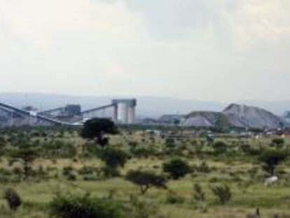 Mina de Lonmin Platinum, en la Provincia Noroeste de Sudáfrica. EFE/Archivo