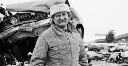 El escritor Richard Brautigan (1935-1984), en San Francisco en 1981. 