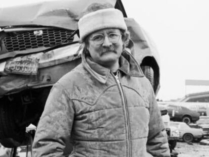 El escritor Richard Brautigan (1935-1984), en San Francisco en 1981. 