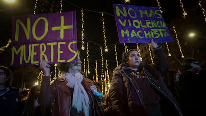 Manifestación contra la violencia machista en Barcelona, en noviembre.