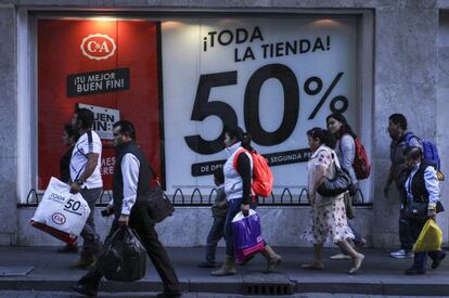 Compradores de El Buen Fin 2016 en la Ciudad de M&eacute;xico. 