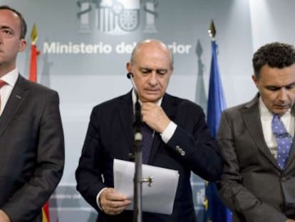 Francisco Martínez, Jorge Fernández Díaz y Conrado Escobar.