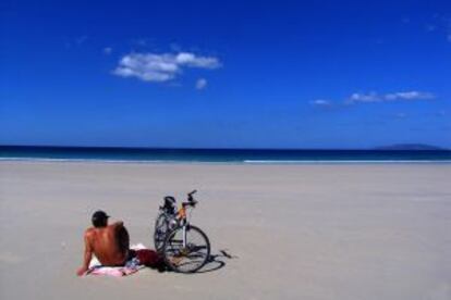 La playa de Carnota (A Coruña).