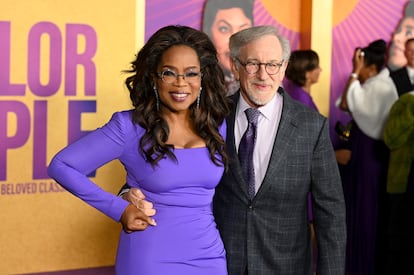 Oprah Winfrey and Steven Spielberg