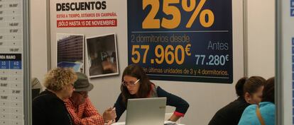 Stand en la última edición del Salón Inmobiliario de Madrid.