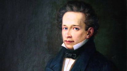 Giacomo Leopardi, poeta cl&agrave;ssic i rom&agrave;ntic itali&agrave;.