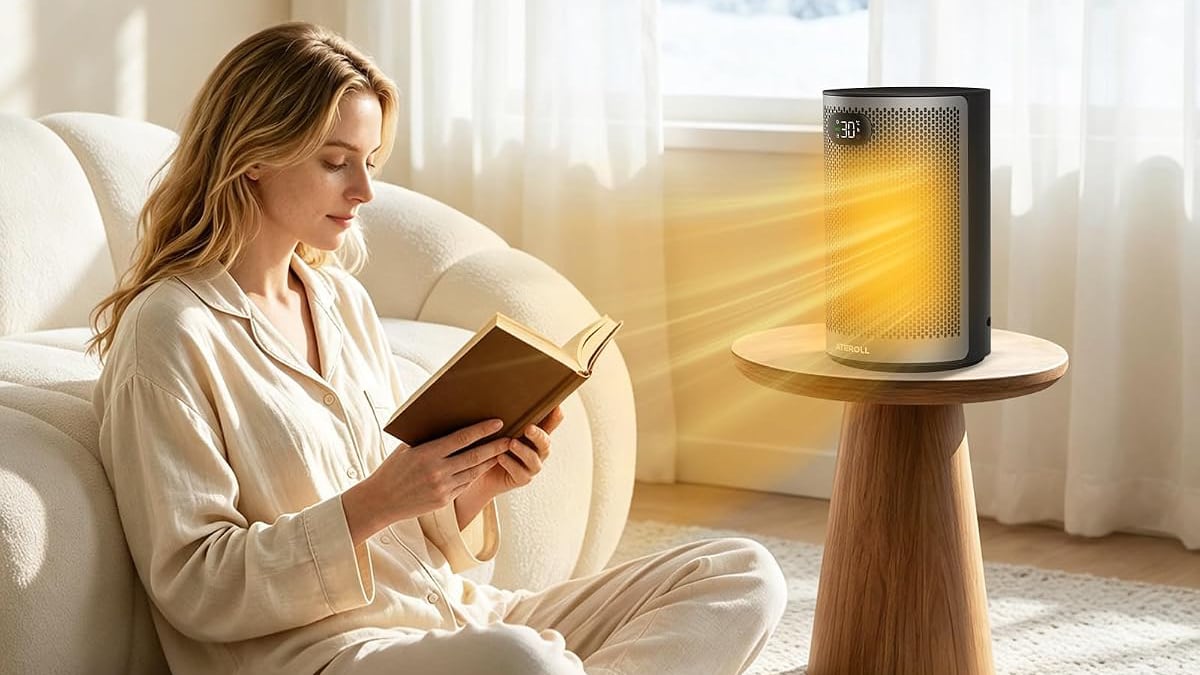 Este calefactor eléctrico de bajo consumo consta de cuatro modos de uso.