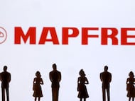 El logotipo de Mapfre en una ilustración.
