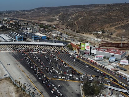 Garita Internacional de San Ysidro en Tijuana, en 2021.