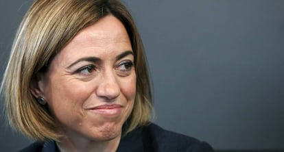 La exministra socialista de Defensa Carme Chacón.