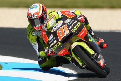 Nicolás Terol durante el Gran Premio de Australia.