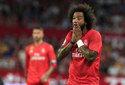 Marcelo, en el Pizjuán el pasado miércoles.