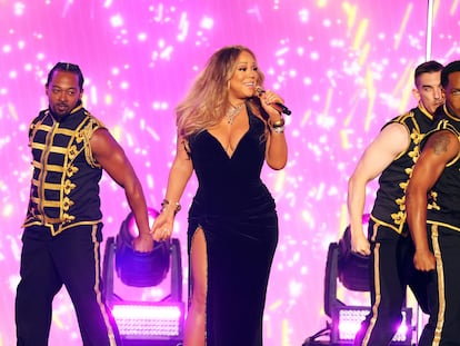 Mariah Carey durante su actuación de los Premios BET 2022 el pasado 26 de junio de 2022 en Los Ángeles, California.