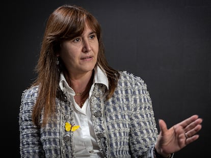 Laura Borràs, candidata de JuntsxCat a la presidencia de la Generalitat en las próximas elecciones del 14 de febrero.