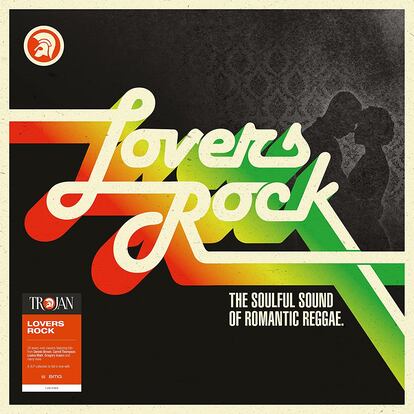 portada disco 'Lovers Rock. The soulful sound of romantic reggae'. TROJAN