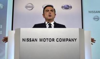 El presidente de la marca de automóviles Nissan Motor Co., Carlos Ghosn. EFE/Archivo