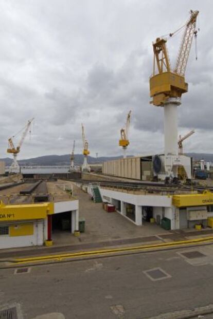 Astilleros Barreras de Vigo.