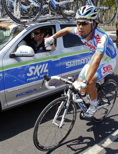 Doi, en una etapa de la Vuelta a España.