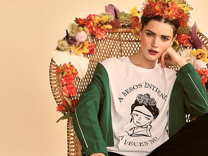 Una de las imágenes de lookbook de la colección de Stradivarius.