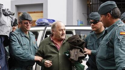 La Guardia Civil detiene en marzo de 2009 al exalcalde de Alcauc&iacute;n Jos&eacute; Manuel Mart&iacute;n Alba.