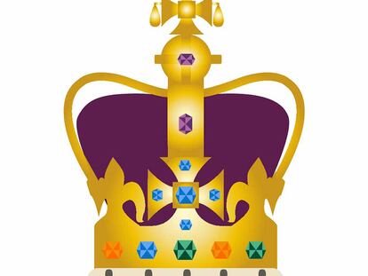 El nuevo emoji para la coronación de Carlos II creado por el palacio de Buckingham.