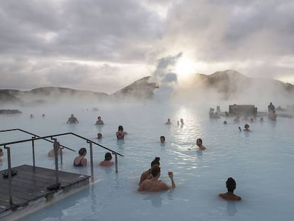 A Blue Lagoon da Islândia, um dos lugares mais visitados pelos turistas