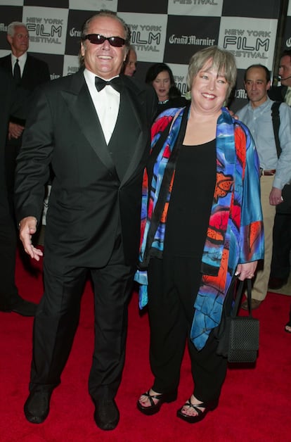 Jack Nicholson y Kathy Bates en el estreno de 'About Schmidt'.
