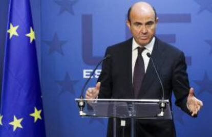 El ministro español de Economía y de Competitividad, Luis de Guindos. EFE/Archivo