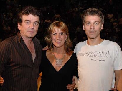 Jaime Urrutia, Gemma Nierga y Ariel Rot.