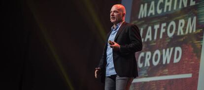 Andrew McAfee, investigador del MIT, durante su intervención en el Oslo Business Forum 2018.