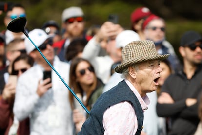 Bill Murray, en febrero en el torneo de golf AT&T Pebble Beach en California.