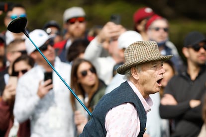 Bill Murray in February at the AT&T Pebble Beach golf tournament in California.