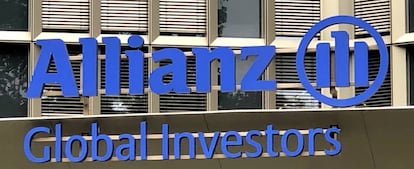 Exterior de unas oficinas de Allianz Global Investors, una filial de gestión de activos del gigante asegurador alemán.