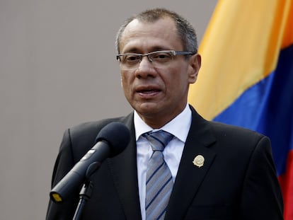 Jorge Glas en Bogotá, en 2015.