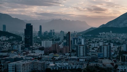 Vista aérea de Monterrey, Nuevo León, en 2019.