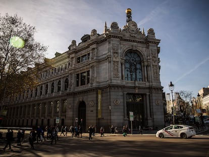 Fachada del Banco de España.