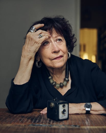 Pilar Aymerich, fotografiada en su casa-estudio de Barcelona.