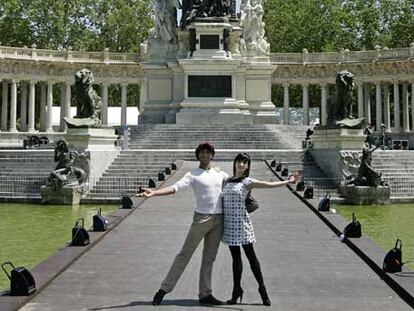 Tamara Rojo y Carlos Acosta, en el escenario del Retiro.