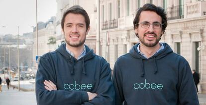 Borja Aranguren y Daniel Olea, cofundadores de Cobee.