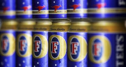 Cervezas Foster.