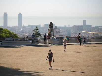 El Park Güell de Barcelona, el pasado mes de mayo.