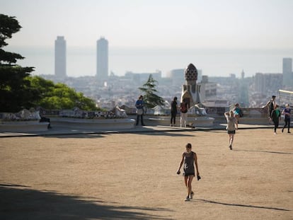 El Park Güell de Barcelona, el passat mes de maig.