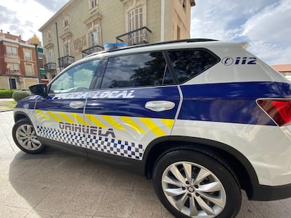 Un coche de la Polica Local de Orihuela.