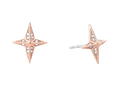 Pendientes en forma de estrella con cristales de Michael Kors (49 euros)