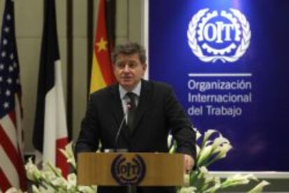 El director general de la Organizaci&oacute;n Internacional del Trabajo (OIT), Guy Ryder. 