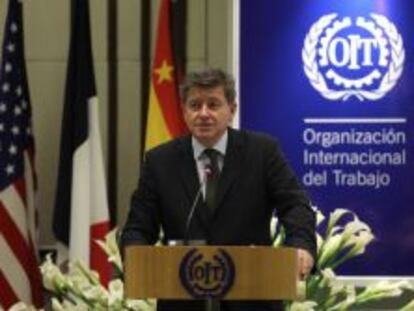 El director general de la Organizaci&oacute;n Internacional del Trabajo (OIT), Guy Ryder. 